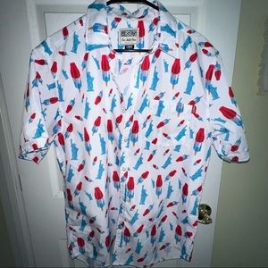 Mens large RSVLTS button up shirt - like new